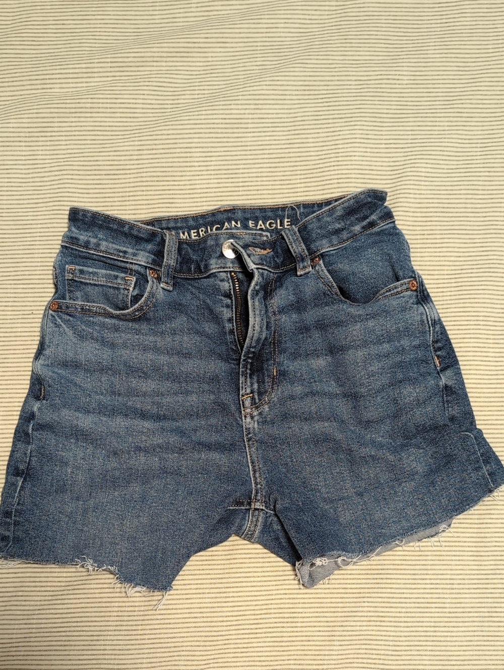 American Eagle Outfitters Denim Cutoff Shorts in Blue